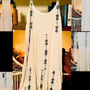 Boho arrow mini dress